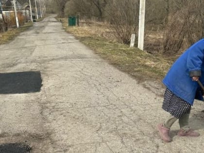 Белгородские чиновники назвали ложной информацию о бабушке, которая ремонтировала дорогу