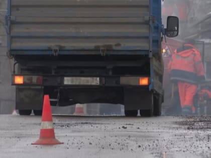 В Белгороде продолжается ямочный ремонт