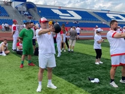 Команда Валуйского округа приняла участие во втором летнем областном параде физкультурников