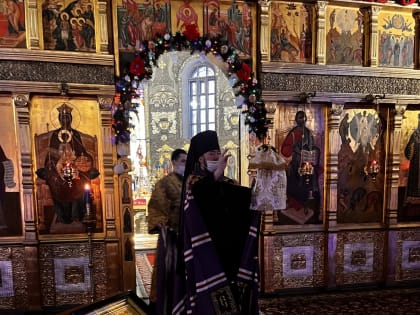 В день интронизации Святейшего Патриарха Кирилла архиерей и духовенство Губкинской епархии вознесли молитвы о своем Предстоятеле
