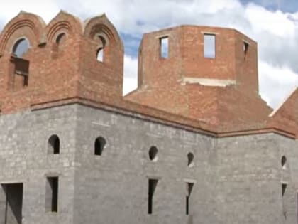 Строительство храма в честь Песчанской иконы Божьей Матери продолжилось в Таврово
