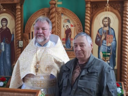 Представитель казачества принял участие в богослужении в храме преподобного Сергия Радонежского села Селиваново