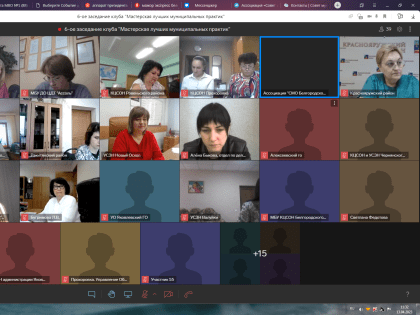 В рамках проекта Ассоциации «Территория лидерства» 13 апреля состоялось заседание клуба «Мастерская лучших муниципальных практик»