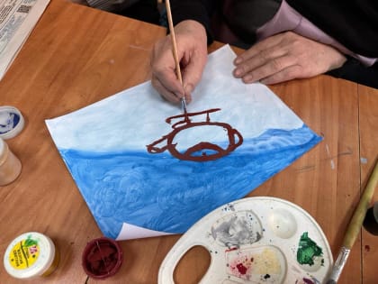 Онлайн мастер-класс по рисованию гуашью