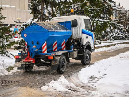 В уборке Белгорода сейчас задействовано 56 единиц техники и 256 сотрудников Белгорблагоустройства