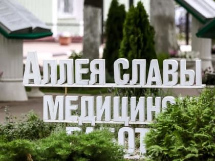 В Белгороде на Аллею Славы медработников внесли новые имена
