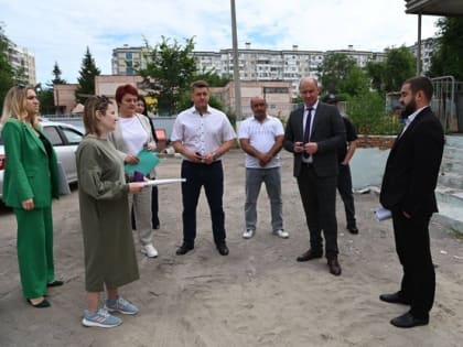 В Белгороде продолжается капитальный ремонт детской музыкальной школы № 1