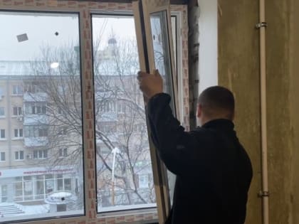 В Белгороде за вчерашний день восстановили более 800 кв. м. стеклопакетов и оконных конструкций