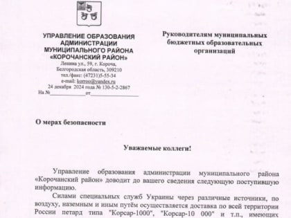 Белгородцев предупреждают о петардах со взрывчаткой, которые якобы завозят украинцы