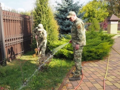 Росгвардейцы поддержали всероссийскую экологическую акцию в Белгороде