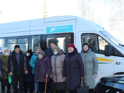 Доставка лиц старше 65 лет в медицинскую организацию на диспансеризацию