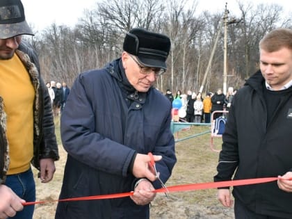 Новая спортивная площадка открыта в Черниково