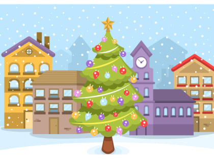 Владимир Жданов заехал на площадь Победы – одно из любимых мест старооскольцев, где сейчас стоит главная городская ёлка