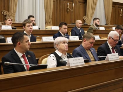 Данил Солобаев, возглавляющий  Шебекинскую молодёжную избирательную комиссию  принял участие в заседании Молодёжного парламента