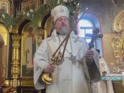 В праздник Рождества митрополит Иоанн совершил две важные службы в Старом Осколе