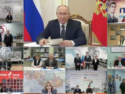 Вячеслав Гладков представил результаты капитального ремонта школ Белгородской области Владимиру Путину