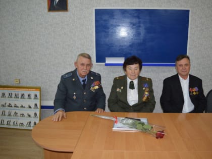 Встреча ветеранов МВД с молодыми сотрудниками в Алексеевском округе