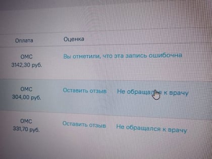 Семь старооскольцев пожаловались на ложные записи о посещении врача