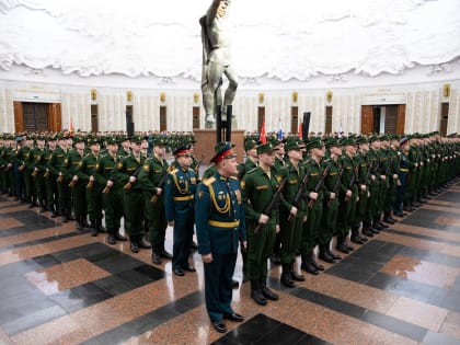 Новобранцы из Белгородской области стали солдатами легендарного Преображенского полка