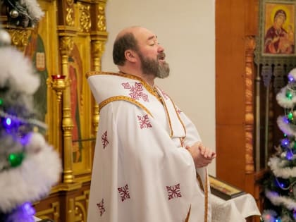 Епископ Софроний поздравил православных Губкина с Рождеством
