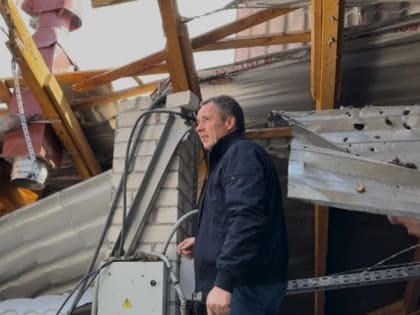 Вячеслав Гладков побывал на месте сегодняшнего обстрела в Шебекино