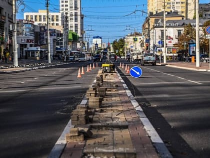 Установку нового ограждения на улице Попова приостановят по поручению мэра Белгорода Валентина Демидова
