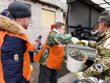 Белгородцы принимают активное участие в ликвидации последствий обстрелов
