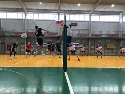 Команда из Борисовки заняла второе место в новогоднем турнире Борисовского района по волейболу