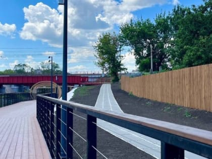 В парке «Берега» появится дополнительный тротуар у ж/д моста