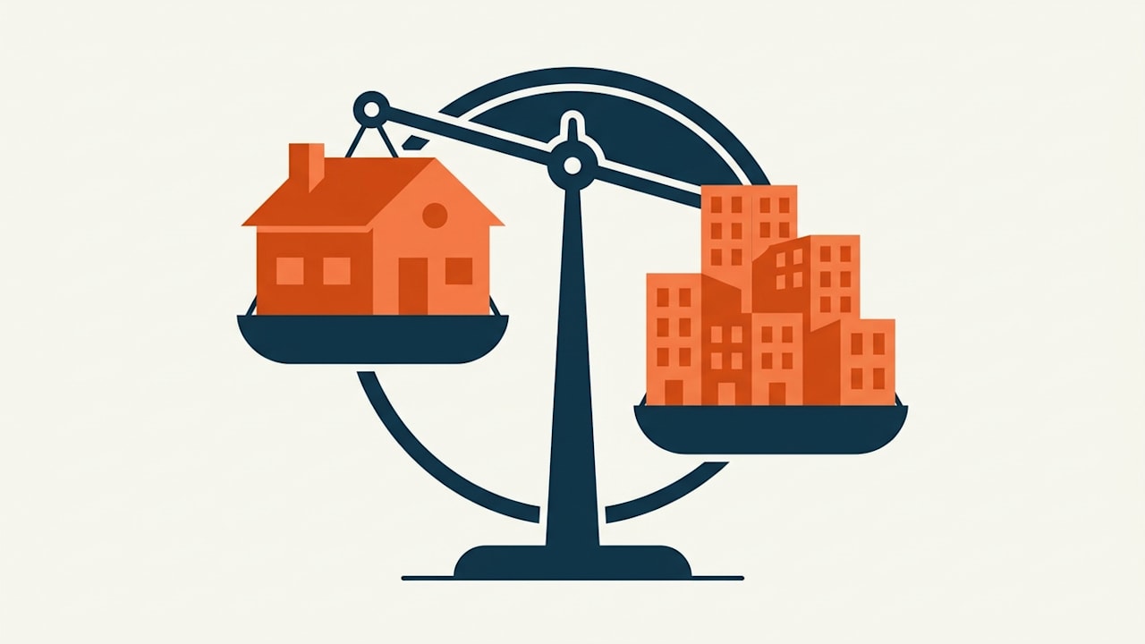Arbitrage vs ownership scale