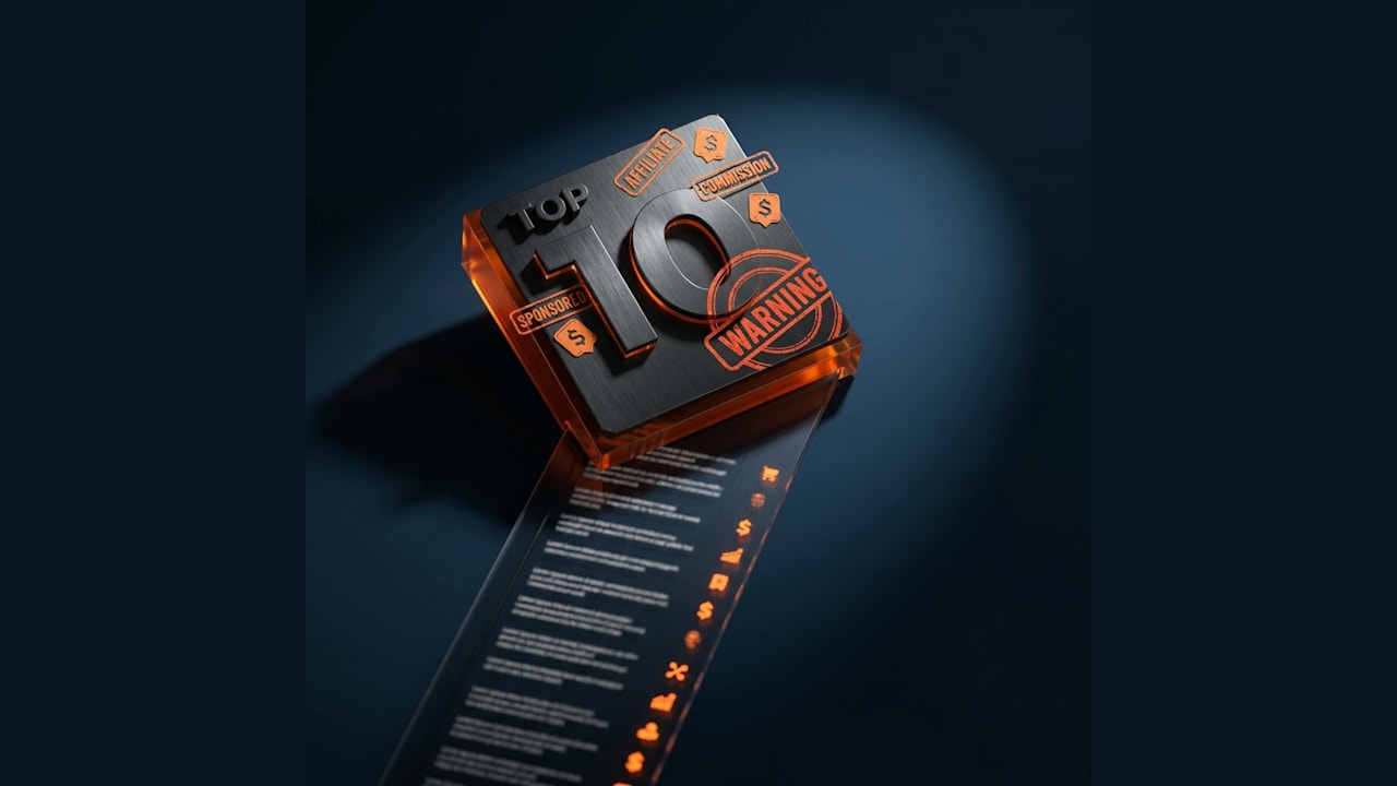 An affiliate-driven rigged top-10 course ranking to distrust