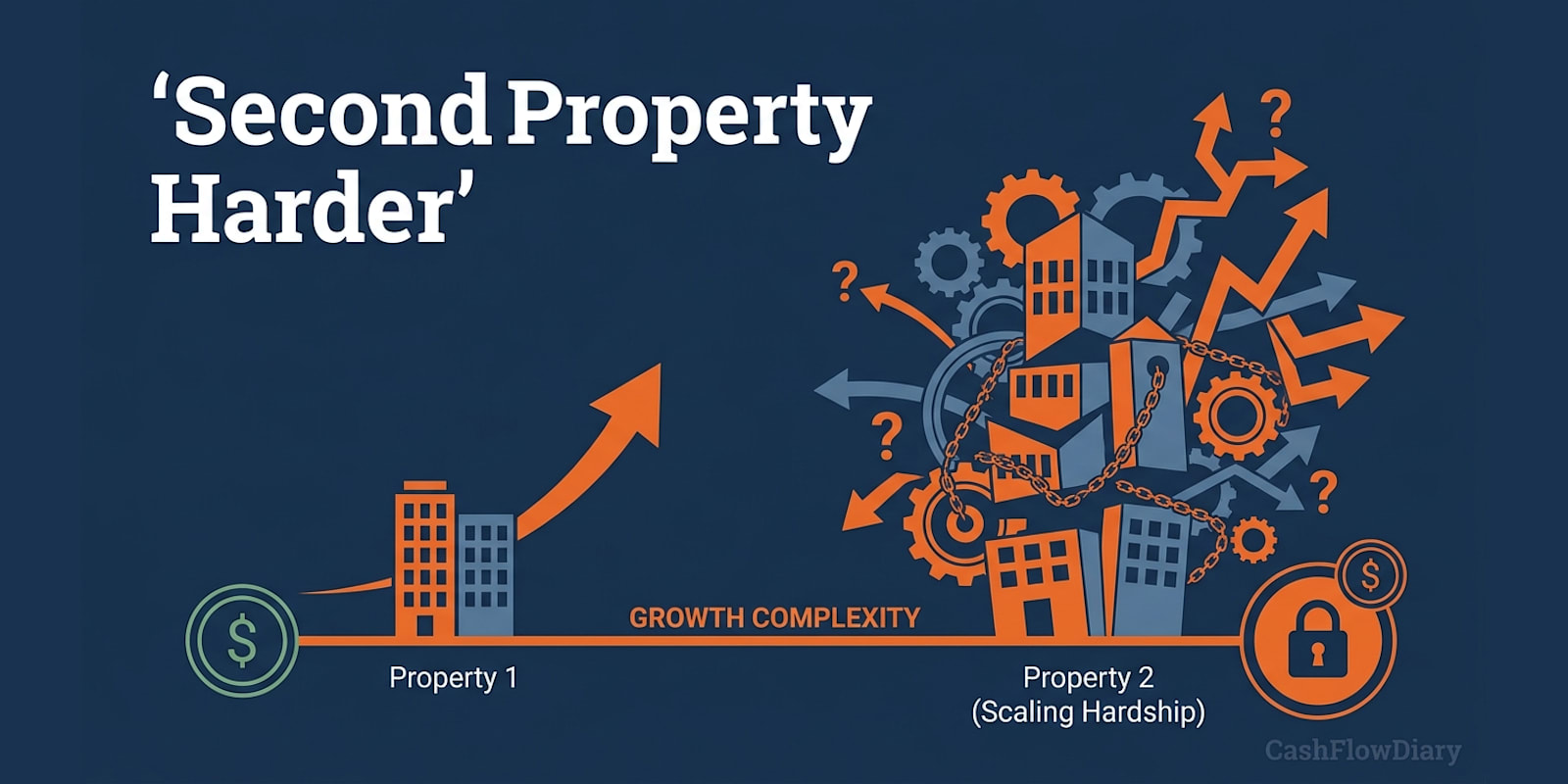 Investor reviewing cash reserves and rental numbers before buying a second rental property