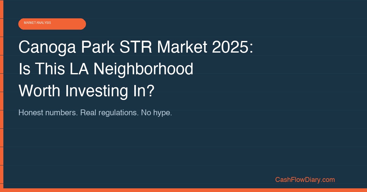 Canoga Park Short-Term Rental Market 2025: Is This LA Neighborhood Worth Investing In?