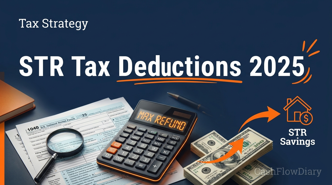 STR Tax Deductions for 2025: Short-term rental tax loopholes. Keep more. Stress Less.