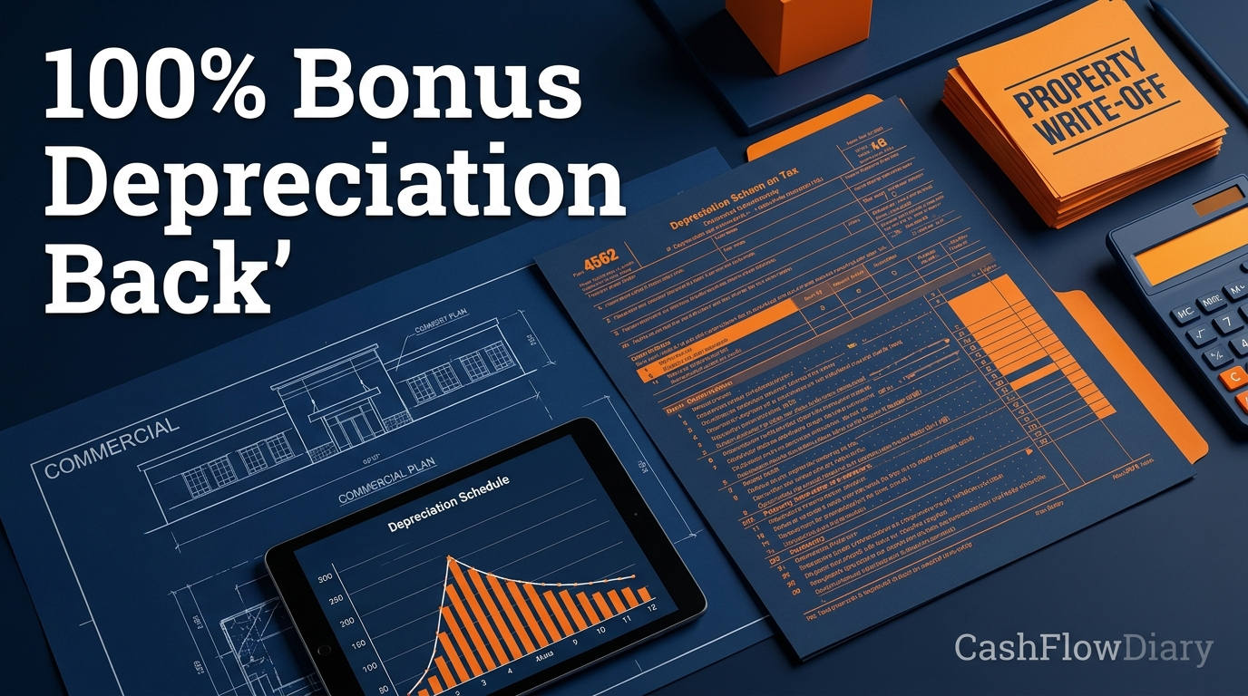 100% Bonus Depreciation Is Back: What OBBBA Means for Real Estate Investors