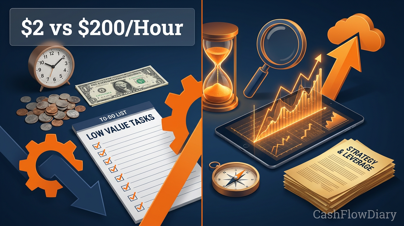 Why You're Doing $2/Hour Work Instead of $200/Hour Strategy