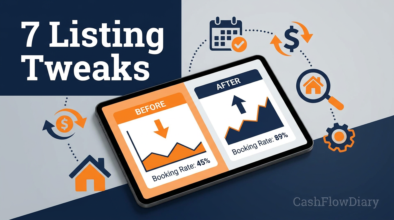7 Simple Tweaks to Turn Your STR Listing into a Booking Machine