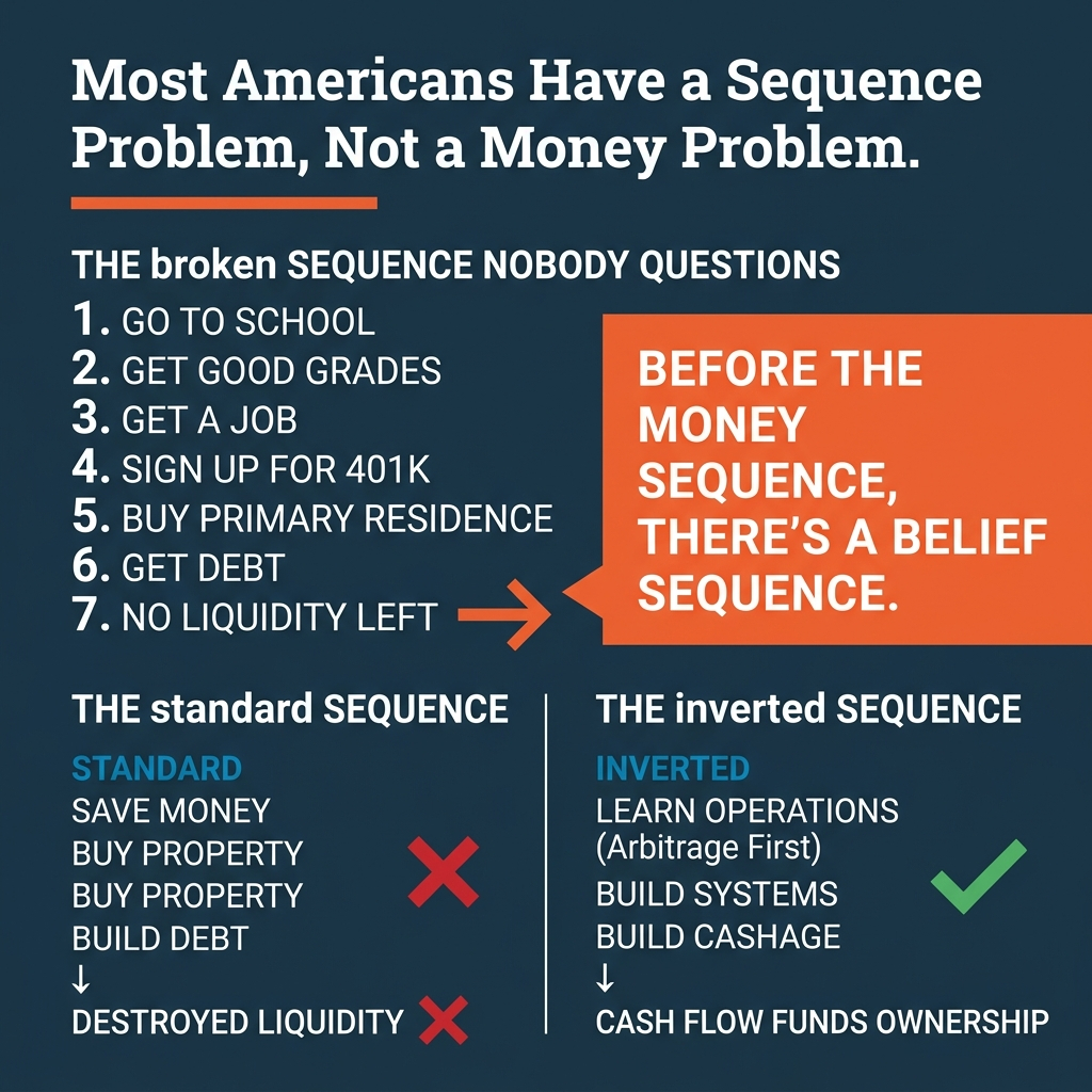 The Paycheck Trap: Why Trading Time for Money Keeps You Stuck (And the Sequence That Breaks It)
