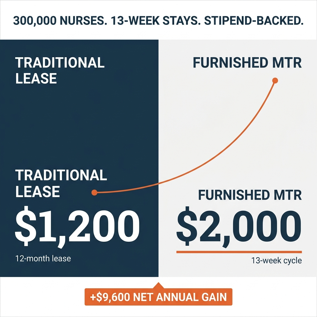 How to Rent to Travel Nurses: The Mid-Term Rental Playbook