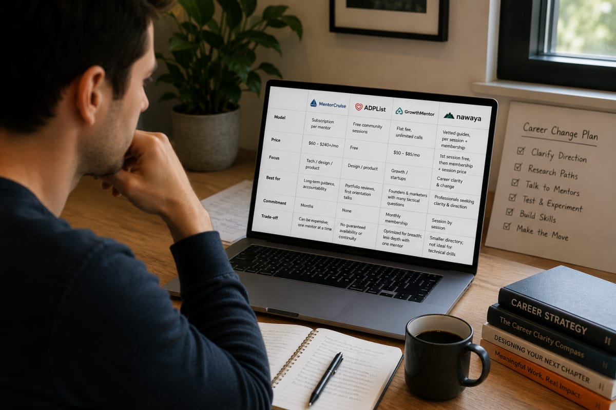 MentorCruise Alternatives: 3 Honest Options for 2026