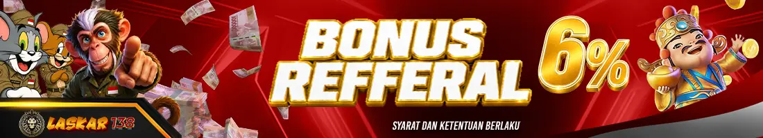 BONUS REFFERAL 6%