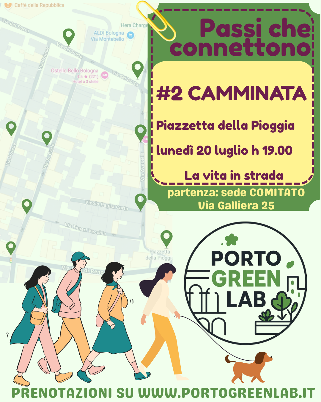 Immagine collegata alla news seconda camminata partecipativa lunedì 20 luglio ore 19.00 TEMA: LA VITA IN STRADA