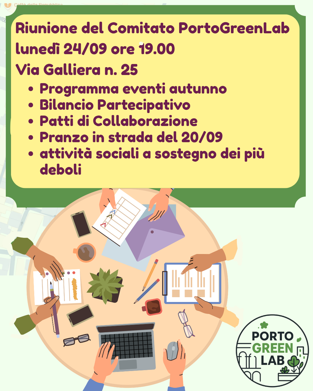 Immagine collegata alla news Riunione del Comitato lunedì 24/09 ore 19.00