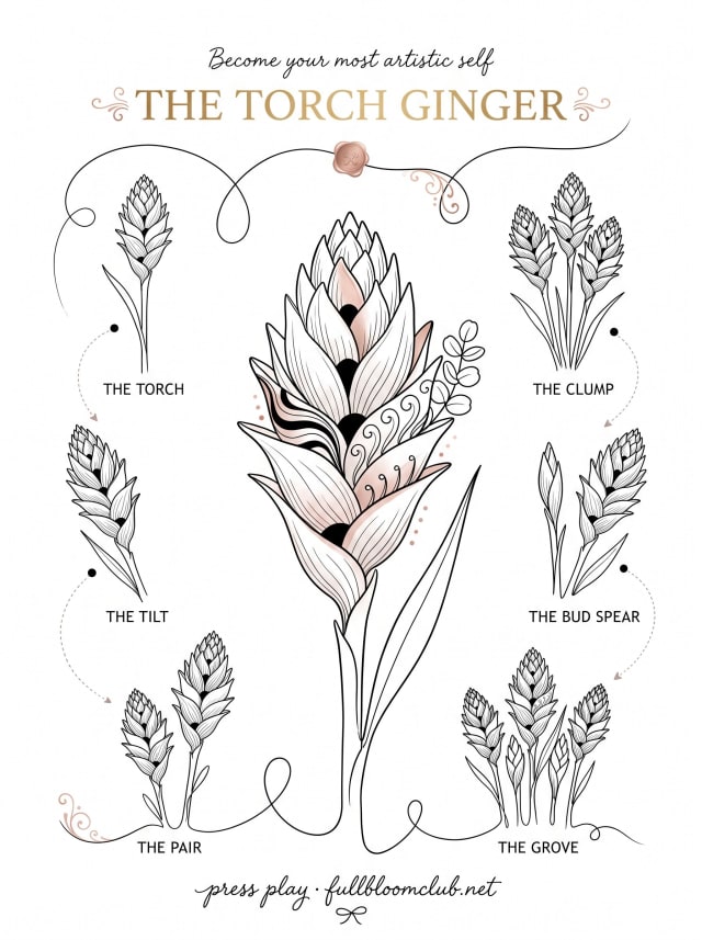 Bloom & Pattern worksheet