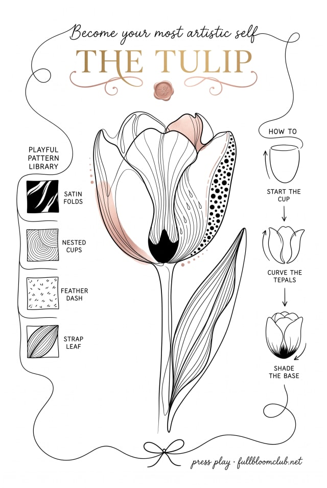 Bloom & Pattern worksheet