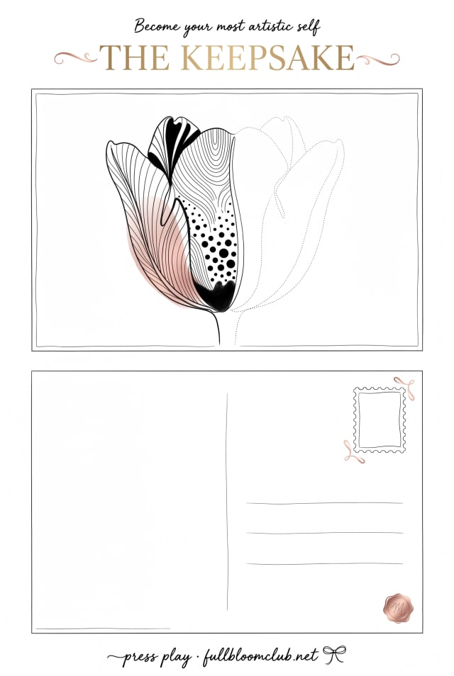 Bloom & Pattern worksheet