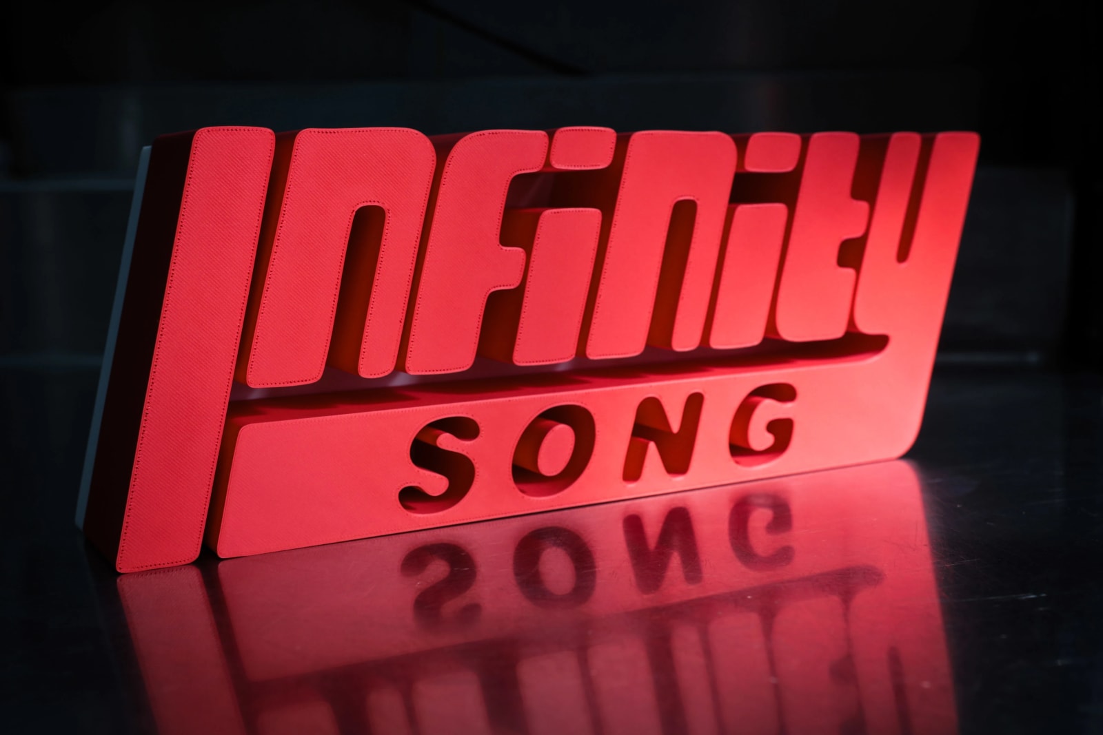 Roc Nation Infinity Song Stage Letters — 3D printed by Makelab