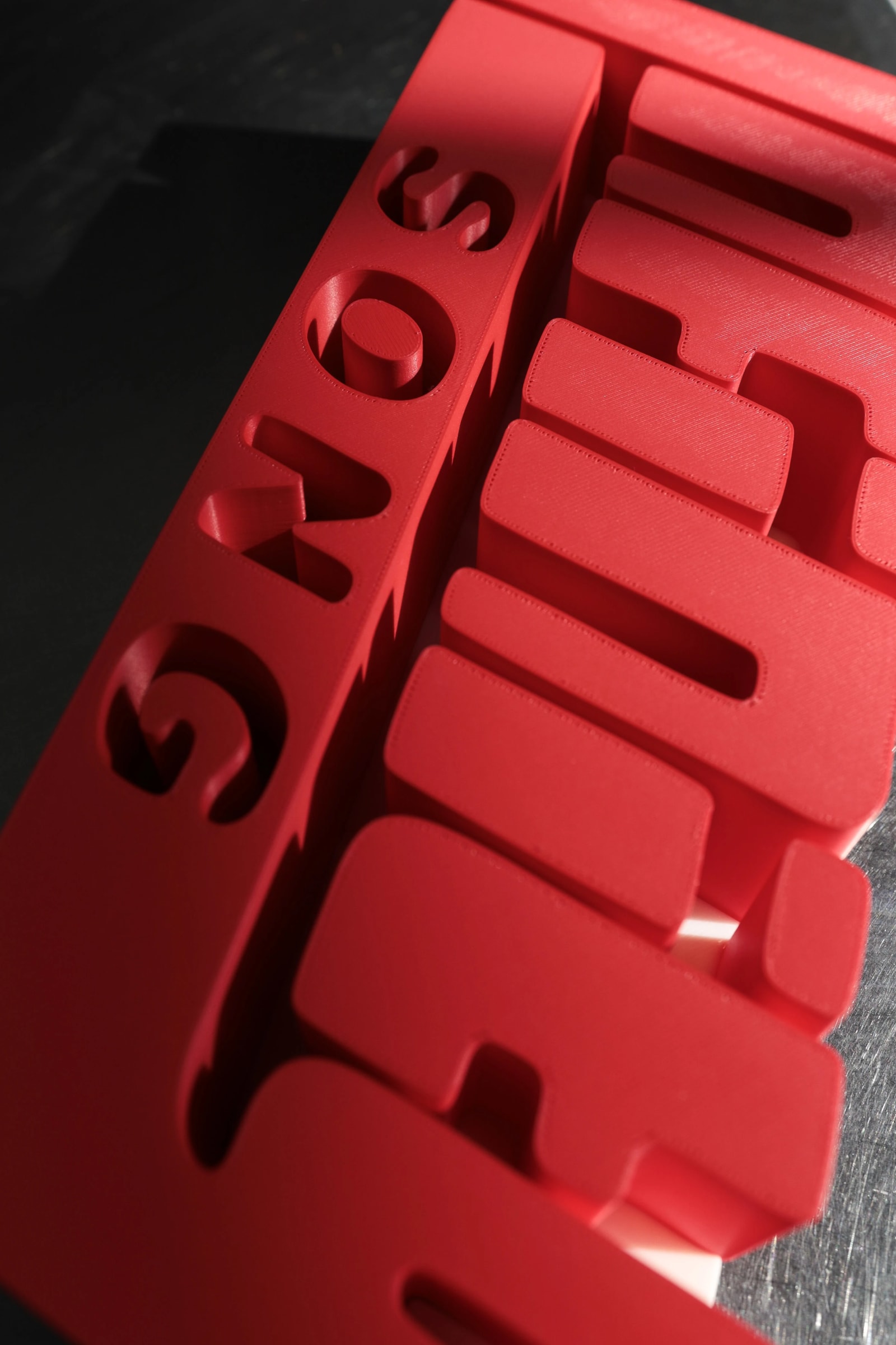 3D printed part detail view