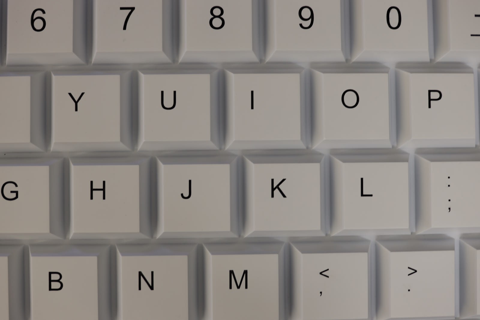 Oversized keyboard detail — XL FGF 3D printing