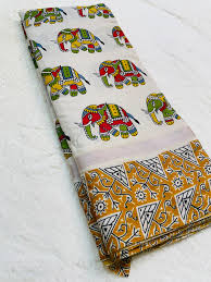 NAVY BLUE And RED BUTTIS SILK SAREE